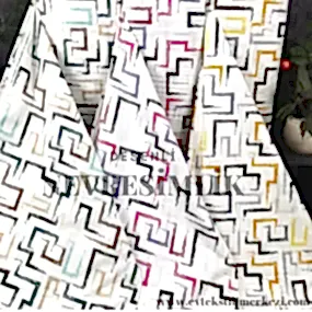 Nevresimlik Desenli Akfil Kumaş 62 Tel