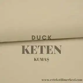 Duck Keten Kumaş Düz Renk