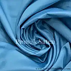 Düz Renk Pamuk Saten Kumaş 86 Tel